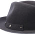 Journey - Walrus Hats Navy Wool Felt Fedora Crushable Hat - H7009